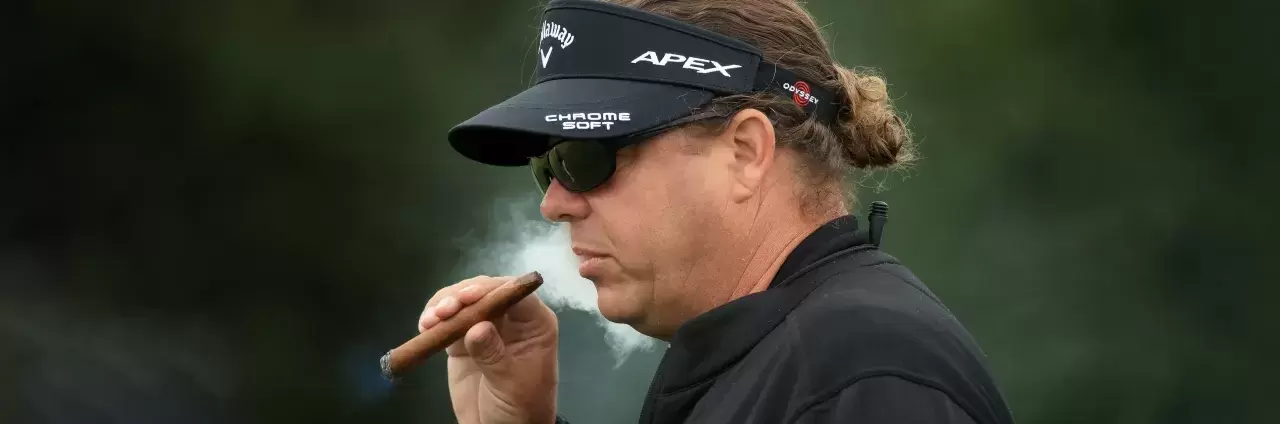  Stefan Schauffele, father of Xander Schauffele of the United States, looks on during the final round of the 2019 U.S. Open at Pebble Beach Golf Links on June 16, 2019 in Pebble Beach, California