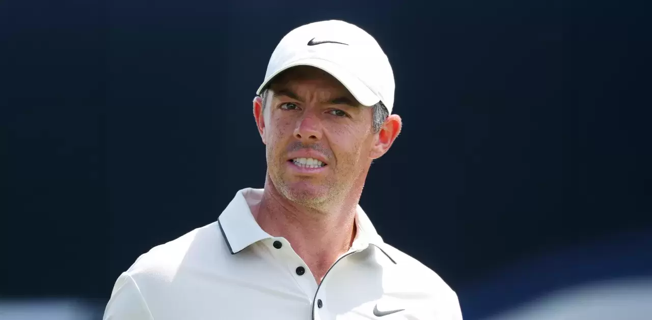 Rory McIlroy of Northern Ireland looks on during the final round of the PGA Championship at Quail Hollow Country Club North Carolina