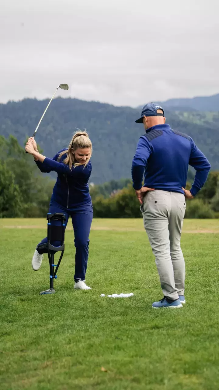 Mark Taylor, Ausbildungschef der European Disabled Golf Association (EDGA), präsentierte während des LET-Turniers in Holzhäusern eine spannende Showcase über die Entwicklungen im Paragolf. Seit mehr als 20 Jahren arbeitet der britische Pro mit Humor, Begeisterung und grosser Sachkenntnis für die weltweite Förderung der Inklusion im Golfsport.