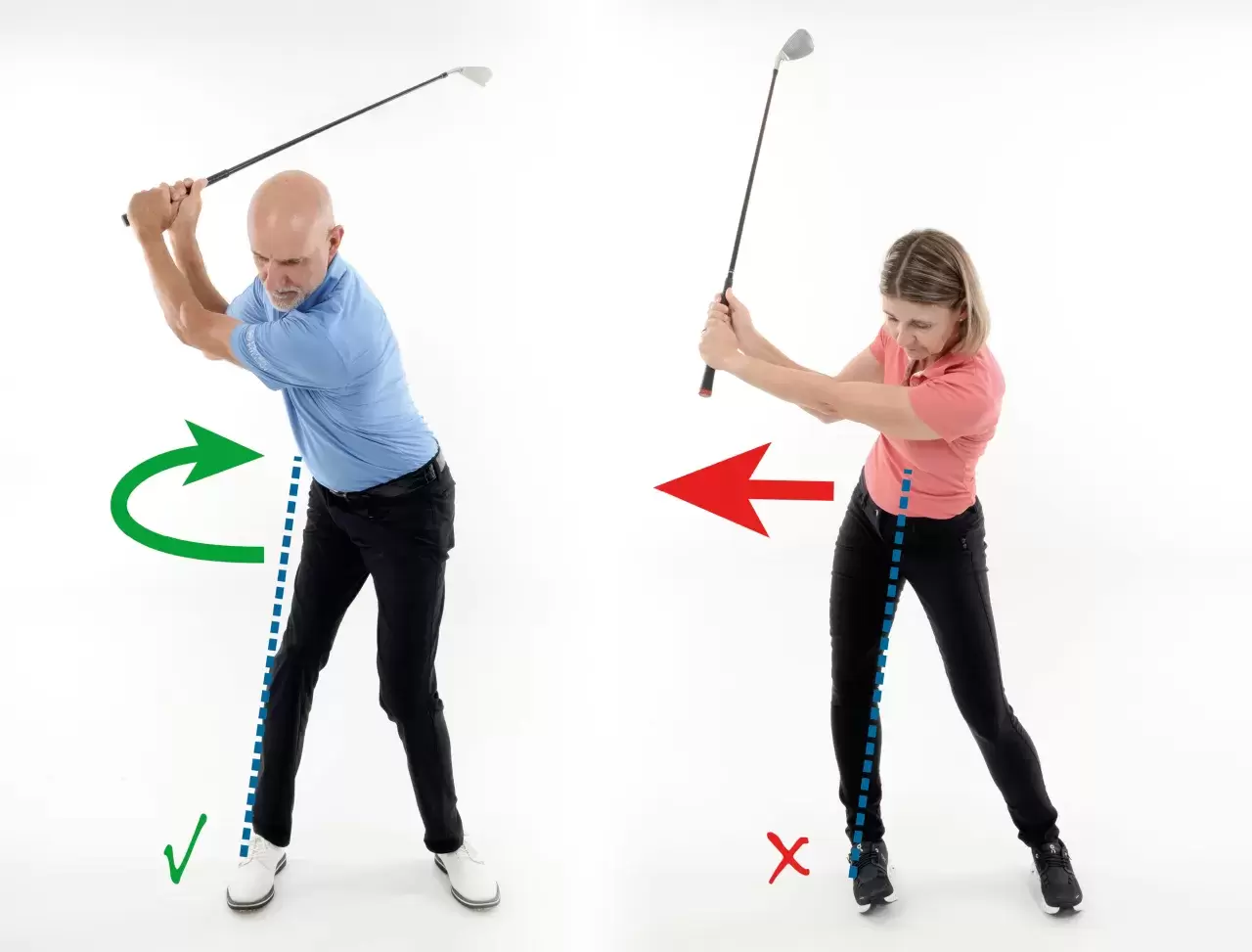 Die Hüftrotation – das Geheimnis des Golfschwungs