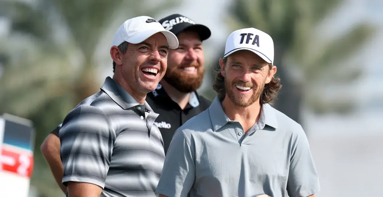 Tommy Fleetwood Rory McIlroy of Northern Shane Lowry