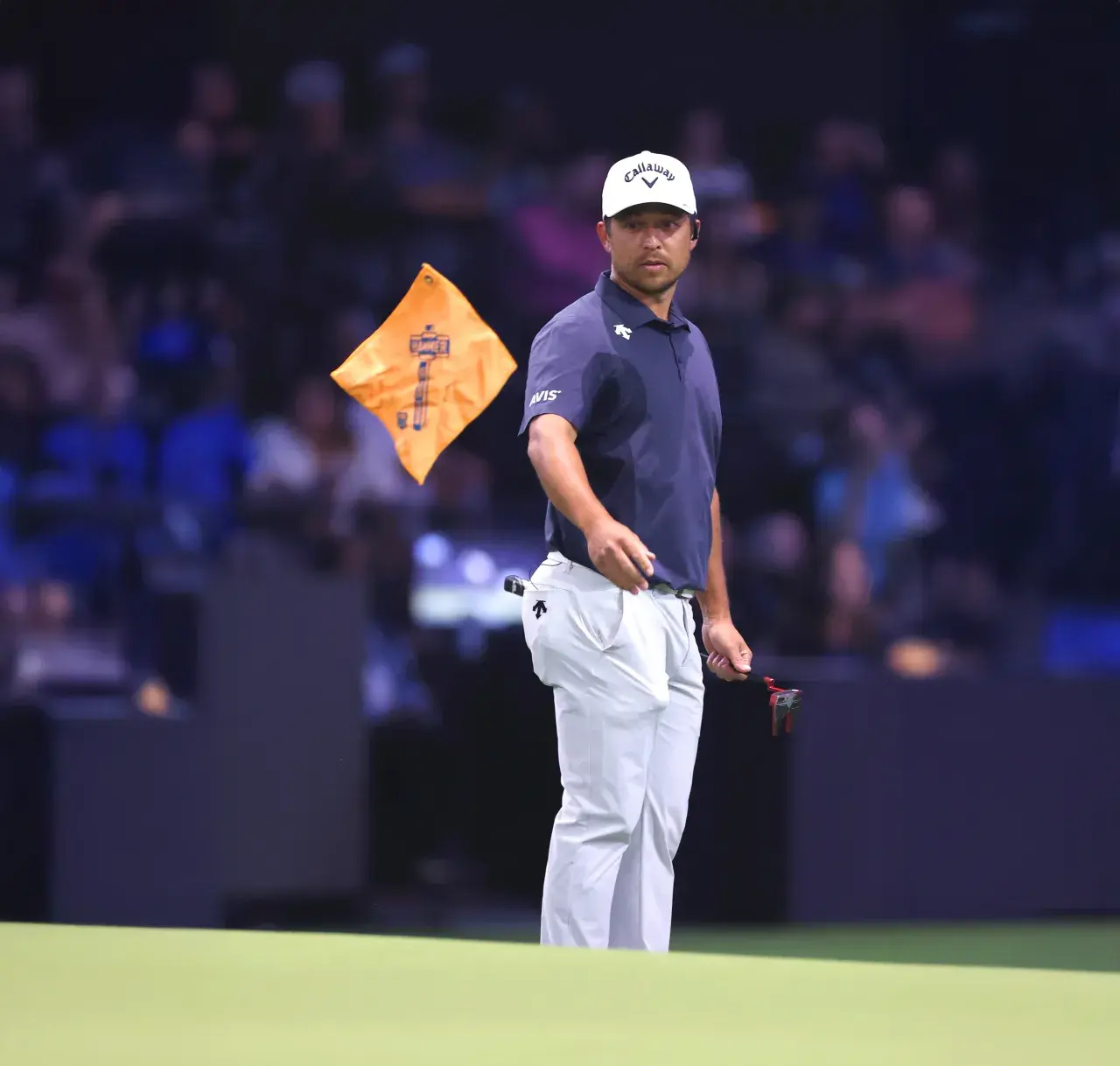 Xander Schauffele of New York Golf Club the hammer TGL by SoFi Palm Beach Gardens Florida
