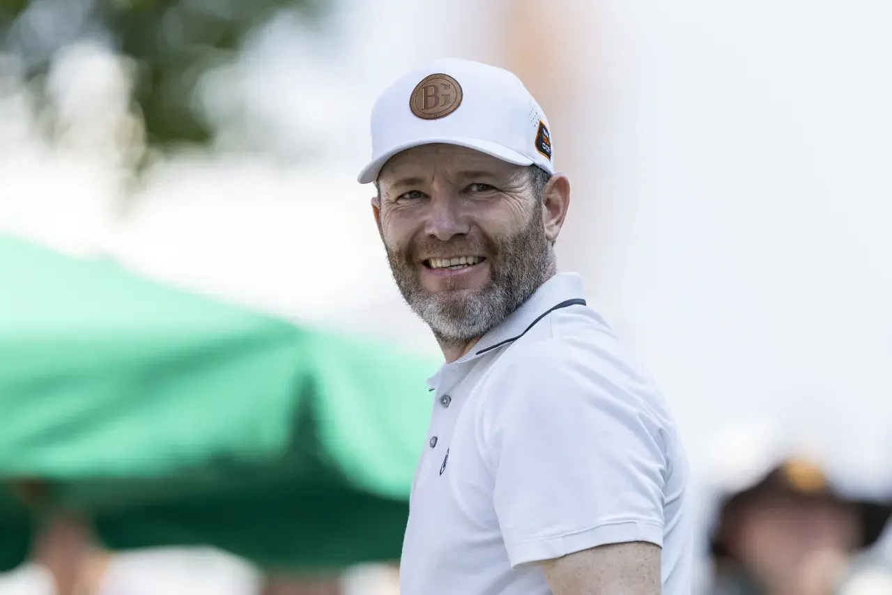 HONG KONG, CHINA - OCTOBER 22 Branden Grace of South Africa reacts during the first round of the LINK Hong Kong Open at Hong Kong Golf Club on October 22, 2026 in Hong Kong, China. (Photo by Yu Chun Christopher WongEu.jpg