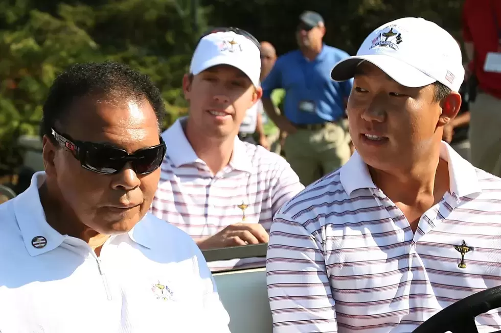 Hunter Mahan and Anthony Kim USA team  Muhammad Ali 2008 