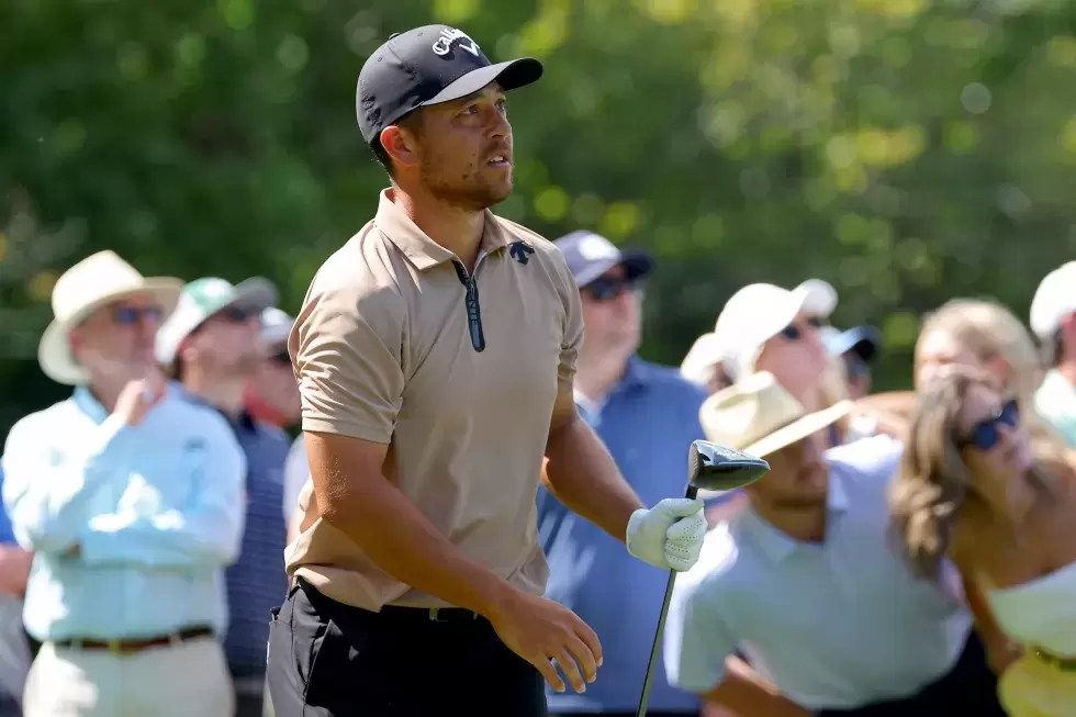 Xander Schauffele Scottie Scheffler THE PLAYERS Championship at TPC Sawgrass on March 17 2024 in Ponte Vedra Beach, Florida Photo Getty-1 